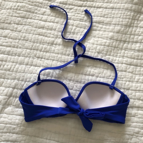 Xhilaration Blue Bra Bikini Top - Picture 3 of 4